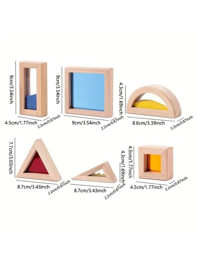 15 قطعة من مجموعة مكعبات البناء الحسية ألعاب تعليمية STEM للأطفال من عمر 1 إلى 3 سنوات - Image 2